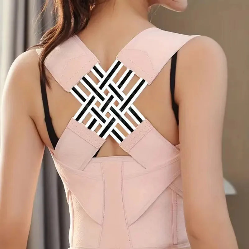 Posture Back Brace Adjustable Back Support Strap to Prevent Spinal Distortion and Hunchback for Men Women corrector de postura