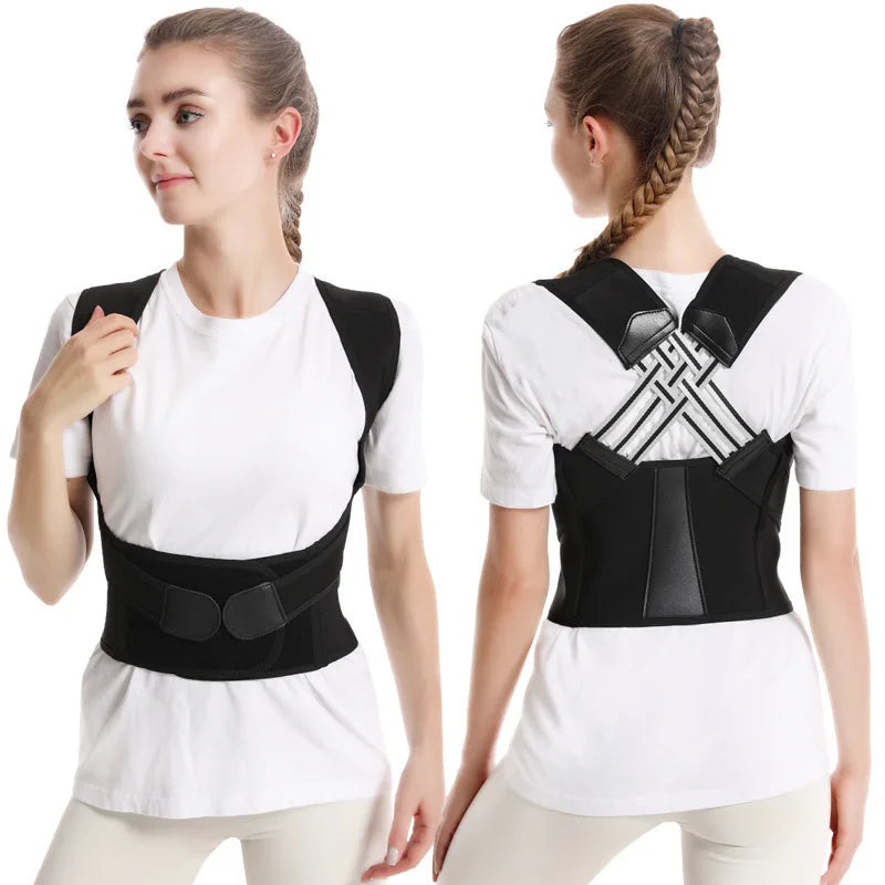 Posture Back Brace Adjustable Back Support Strap to Prevent Spinal Distortion and Hunchback for Men Women corrector de postura