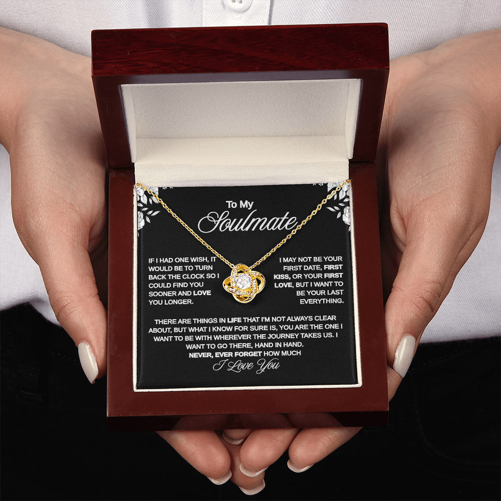 To My Soulmate | Eternal Love Knot Necklace
