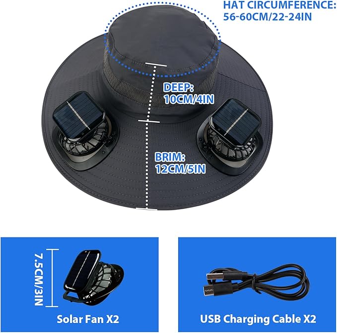 Solar Breeze Cooling Hat