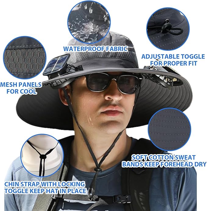 Solar Breeze Cooling Hat