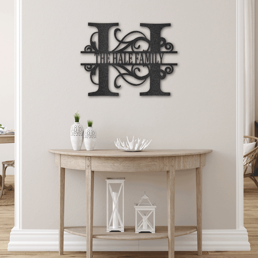 Custom Family Name Wall Art