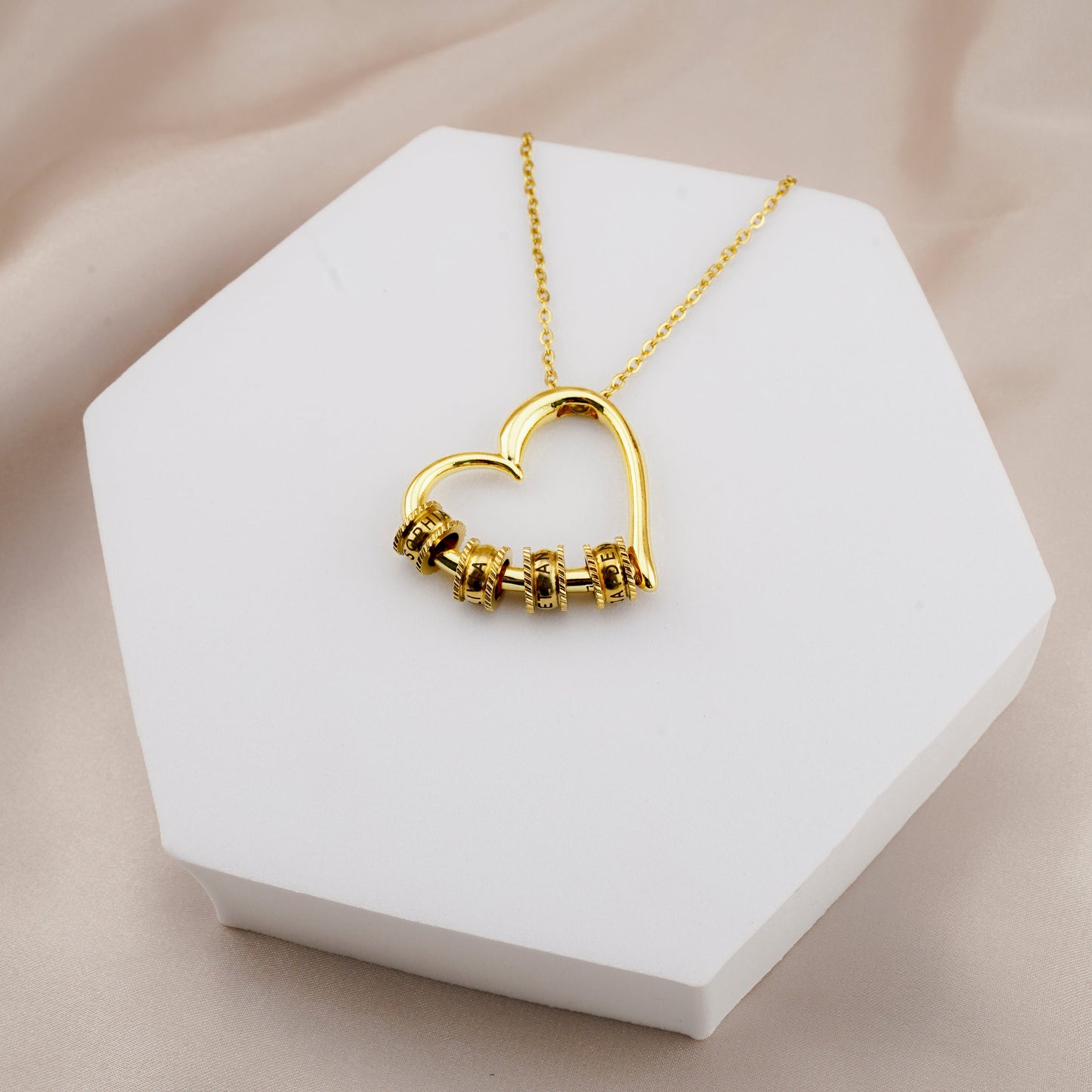 Family Heart Necklace Gift