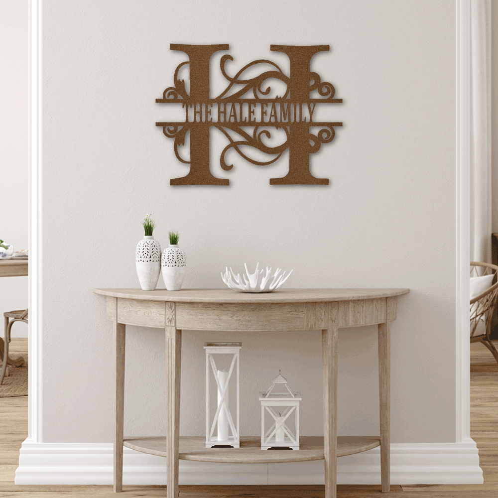 Custom Family Name Wall Art