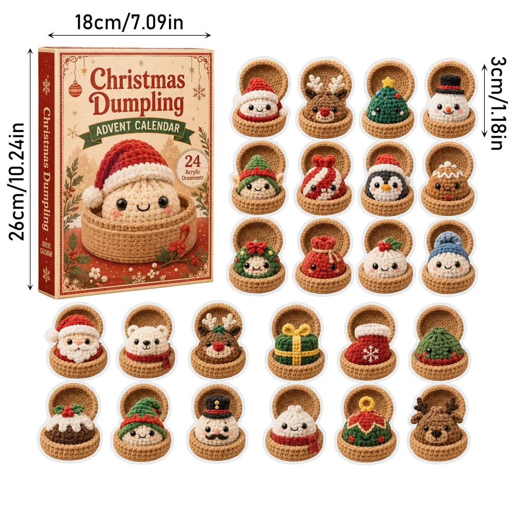 Christmas Dumpling Crochet Advent Calendar
