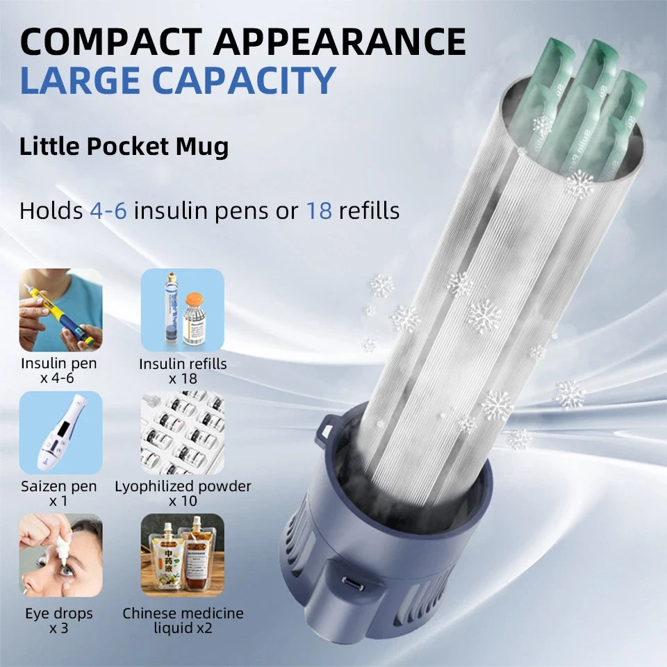 Portable Insulin Cooling Cup