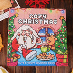 Cozy Christmas Cute Coloring Book