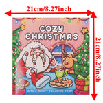 Cozy Christmas Cute Coloring Book
