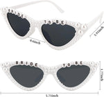 Pearl Embellished Bride Sunglasses