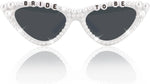 Pearl Embellished Bride Sunglasses
