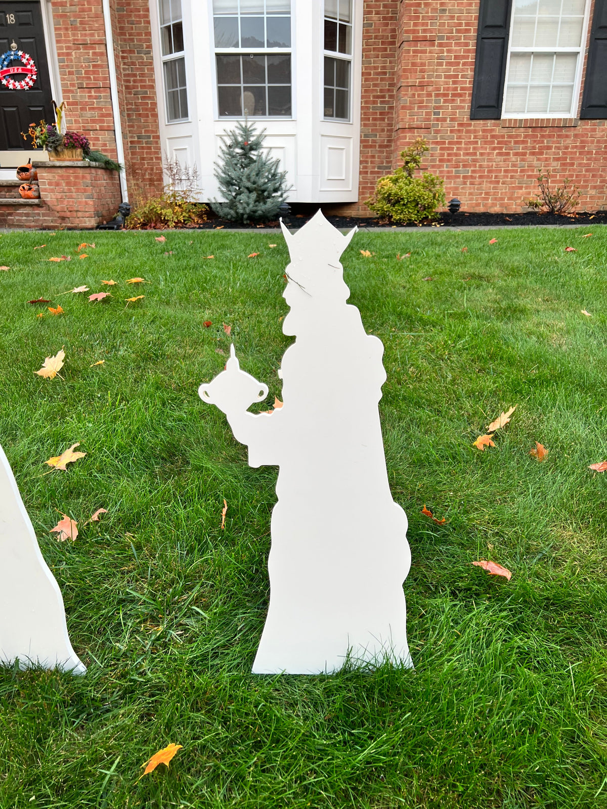 Outdoor Nativity Set in Durable PVC with 3D Stable and Easy Assembly