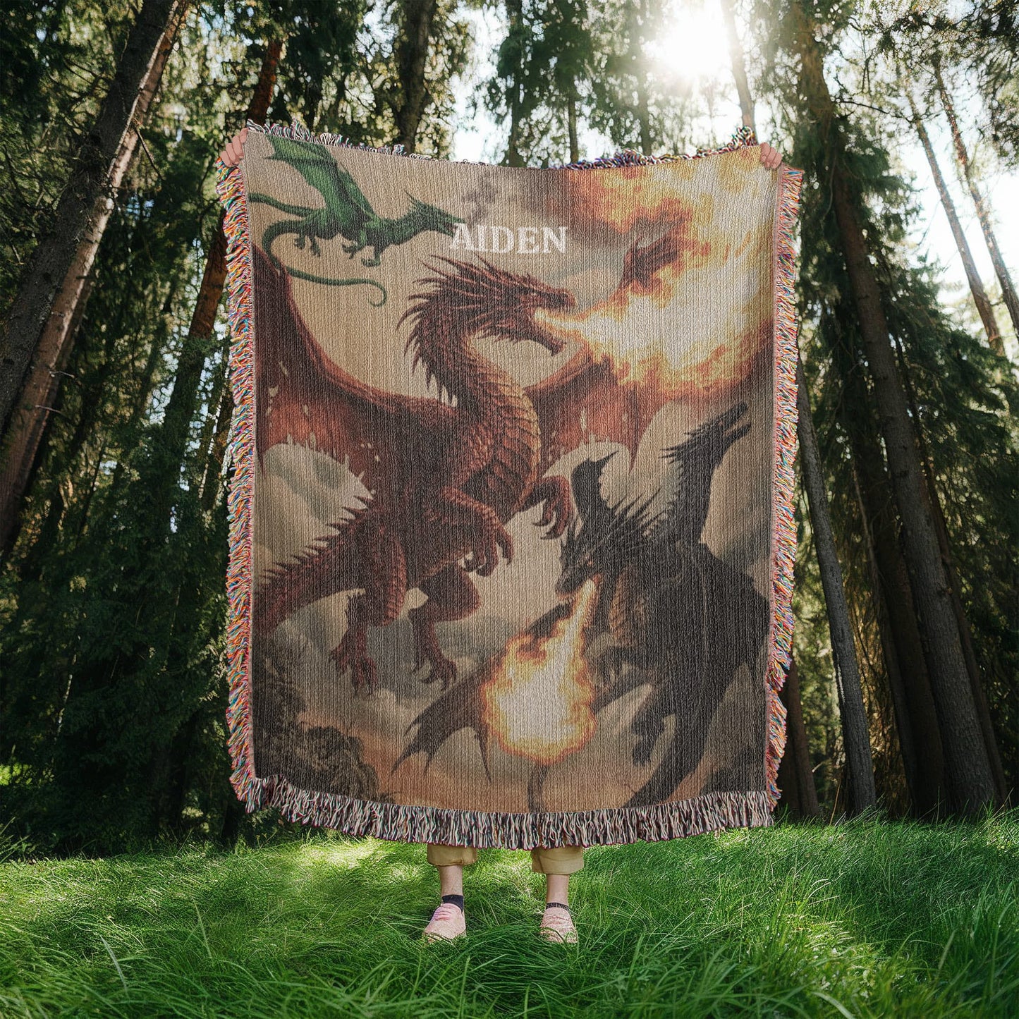 Heirloom Photo Woven Blanket (Portrait)