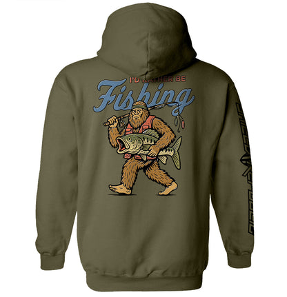 I'd Rather Be Fishing Bigfoot