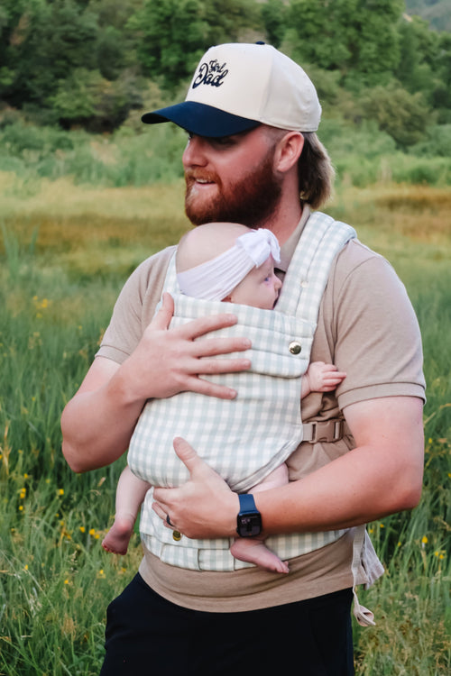 Coco Gingham - Baby Carrier With A Pocket