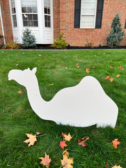 Outdoor Nativity Set in Durable PVC with 3D Stable and Easy Assembly