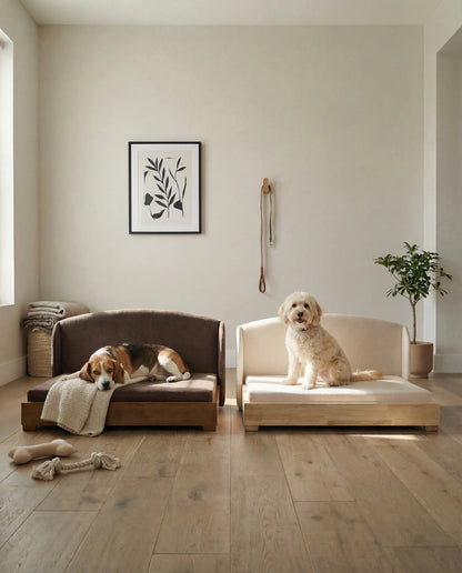 The Haven | Solid Hardwood Orthopedic Dog Bed