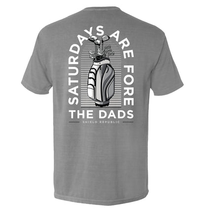 Saturdays Are For The Dads Golf Grey