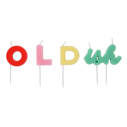 OLDish Birthday Candle