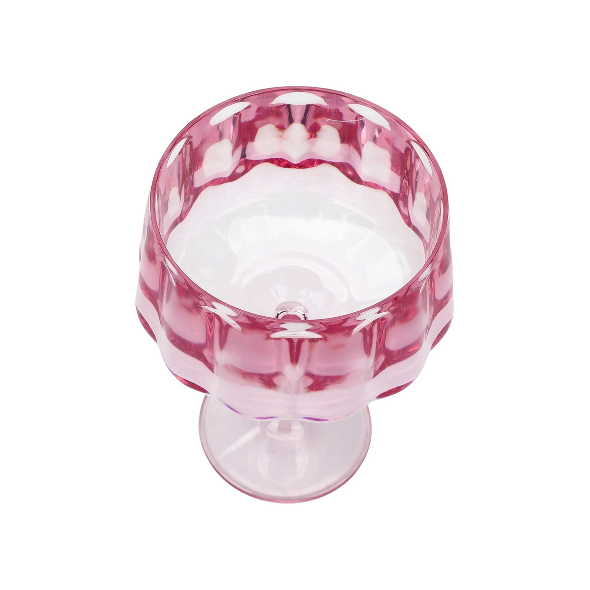 Pretty in Pink Reusable Coupe Glasses (set of 4)