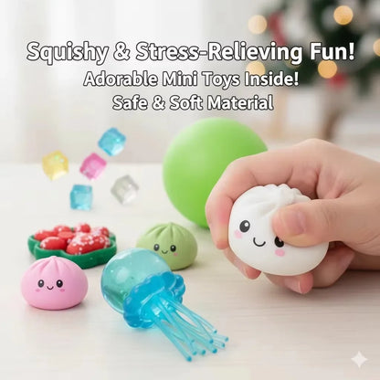 2026 Advent Calendar Calendar Dumpling Squishy 24Day Dumpling Random BaoBun Squeeze Countdown Fidget AntiStress Christmas Gifts