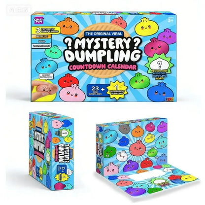 Soft Mystery Dumpling Advent Calendar Fidget Slow Resilience Dumplings Anxiety Relief Decompression Dumpling Dough Ball