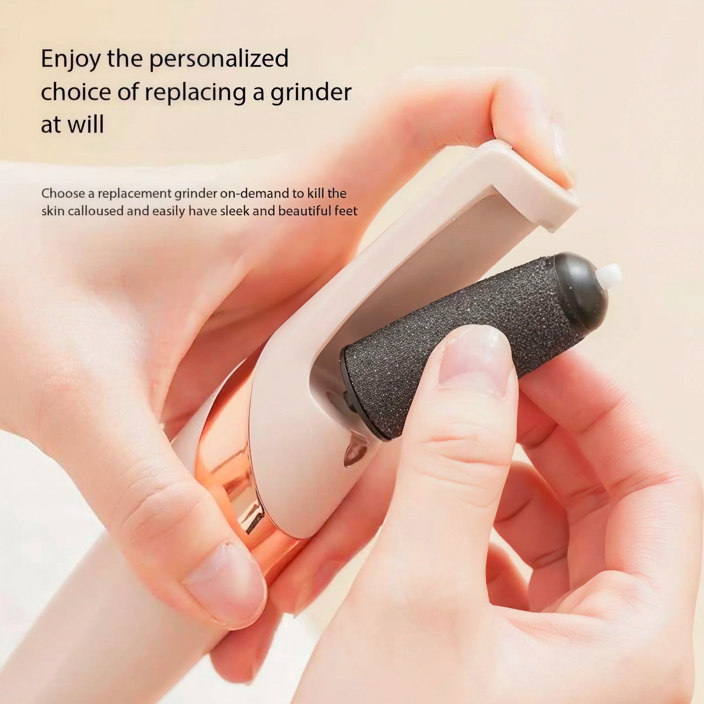 Smooth Pedicure Wand for Feet Electric Foot Callus Remover Rechargeable Pedicure Tools for Feet Callus Removal Tool Best Device