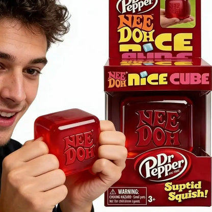 NeeDoh Nice Cube Squishy Soft Sensory Fidget Toy Stress Relief Anxiety Relief Sensory Toy Squeezable Fidget Squishy Soft New