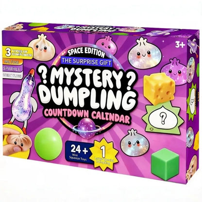 Soft Mystery Dumpling Advent Calendar Fidget Slow Resilience Dumplings Anxiety Relief Decompression Dumpling Dough Ball