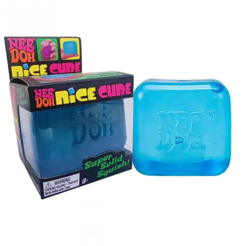 NeeDoh Trending Jellyfish & Cube Squish Toy, Soft Jelly Squeeze Stress Relief Fidget Toy, Sensory NeeDoh for Kids & Adults