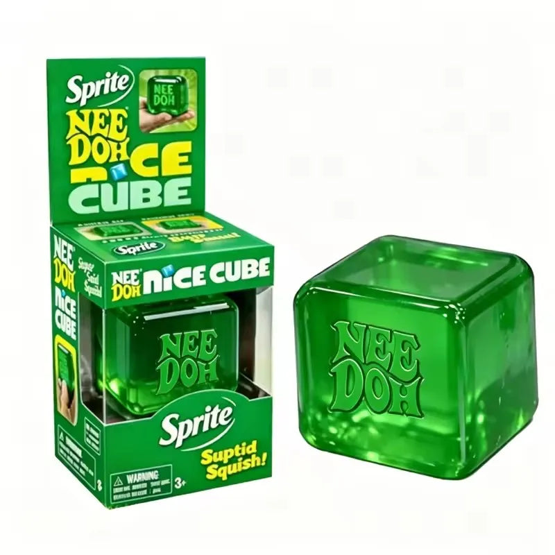 NeeDoh  Trending Jellyfish & Cube Squish Toy, Soft Jelly Squeeze Stress Relief Fidget Toy, Sensory NeeDoh for Kids & Adults