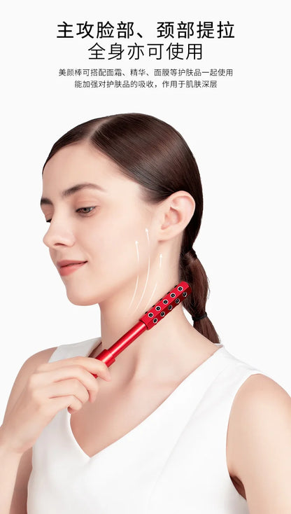 Face Massage Roller Face Skin Firming Lifting Anti-aging Beauty Tool with 30 Precious Germanium Stones Skin Care Tools