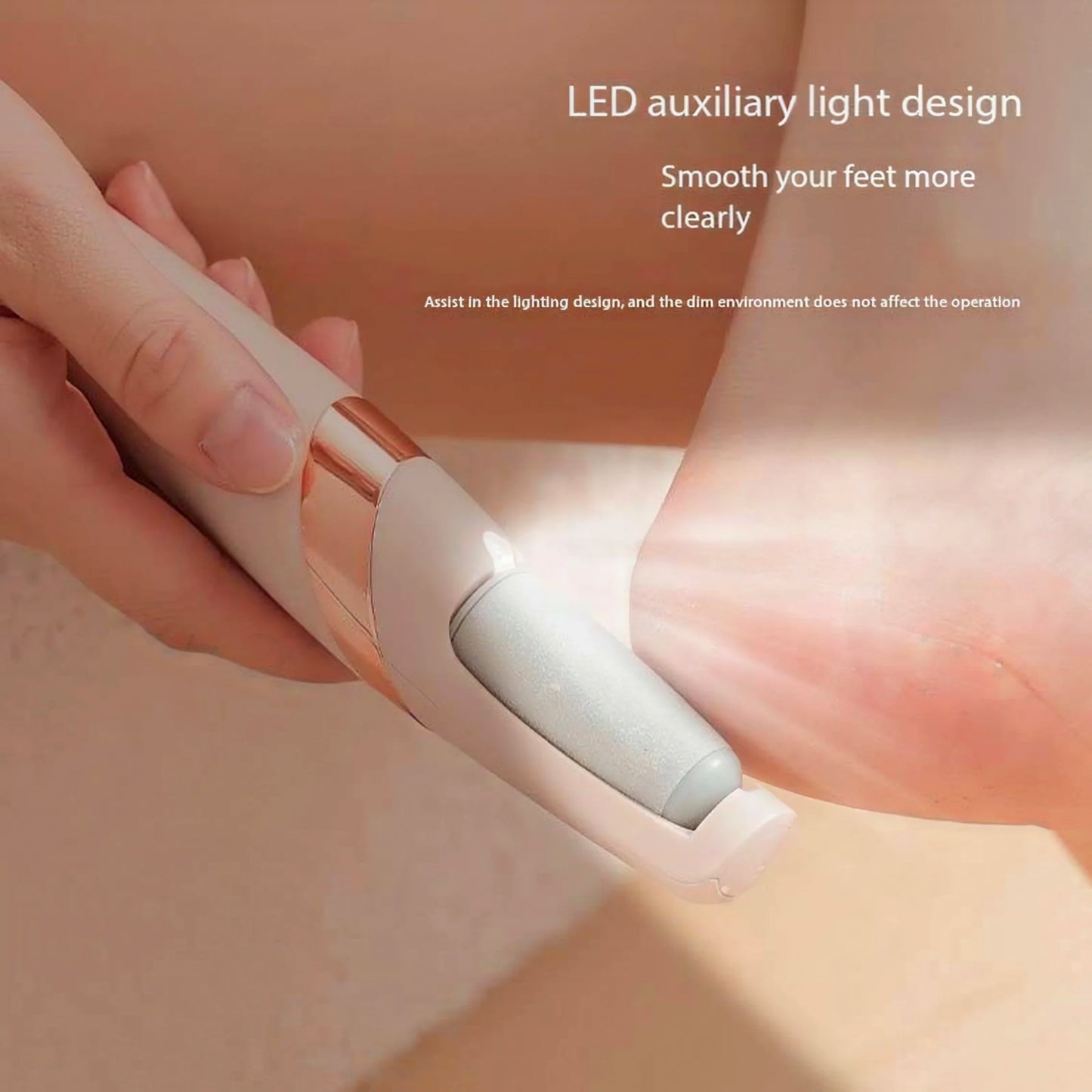 Smooth Pedicure Wand for Feet Electric Foot Callus Remover Rechargeable Pedicure Tools for Feet Callus Removal Tool Best Device