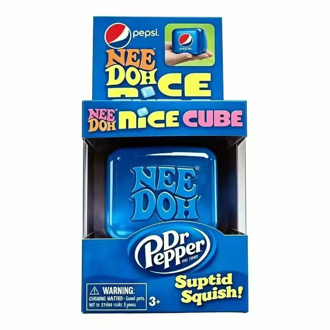 NeeDoh Nice Cube Squishy Soft Sensory Fidget Toy Stress Relief Anxiety Relief Sensory Toy Squeezable Fidget Squishy Soft New