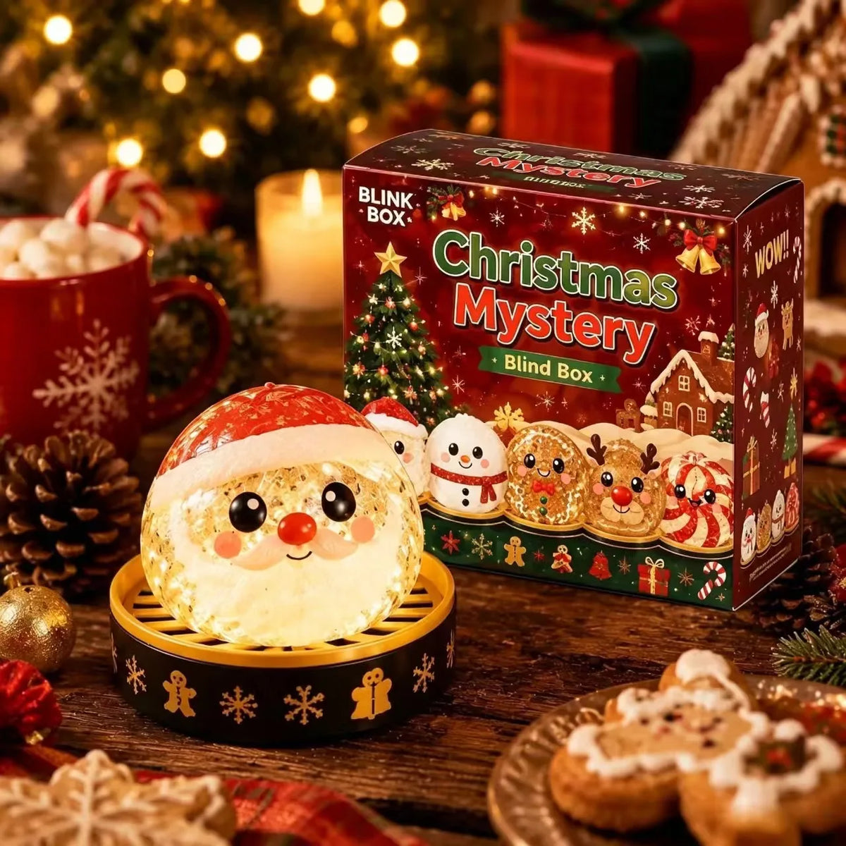 Soft Christmas Dumpling Advent Calendar Fidget Anxiety Relief Mystery Dumplings Toy Slow Resilience Decompression