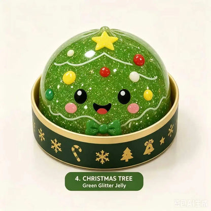 2026 Christmas Dumpling Squishy Snowman Elk Santa Claus Squeeze Ball with Box Stress Relief Merry Christmas New Year XMAS Gift