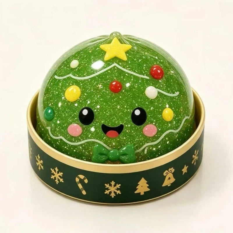 2026 Christmas Dumpling Squishy Snowman Elk Santa Claus Squeeze Ball with Box Stress Relief Merry Christmas New Year XMAS Gift