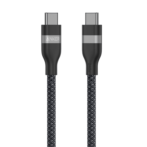 Anker USB-C to USB-C Cable (3 ft / 6 ft, 240W, Upcycled-Braided)