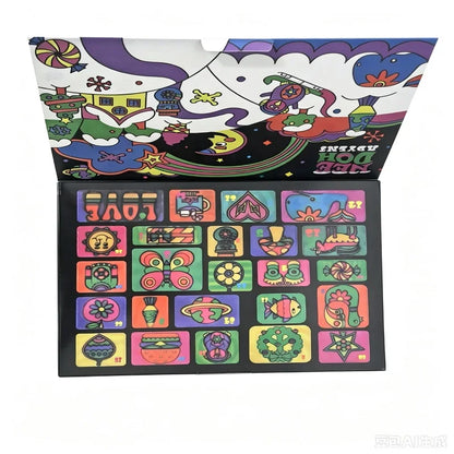 Needoh's new Christmas countdown calendar in 2026, treasure hunt, New Year's surprise, blind box toy party and holiday gift.