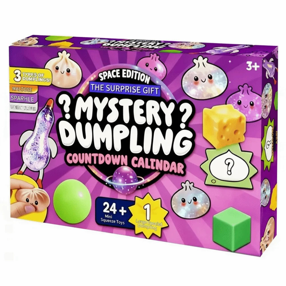 Soft Mystery Dumpling Advent Calendar Fidget Slow Resilience Dumplings Anxiety Relief Decompression Dumpling Dough Ball