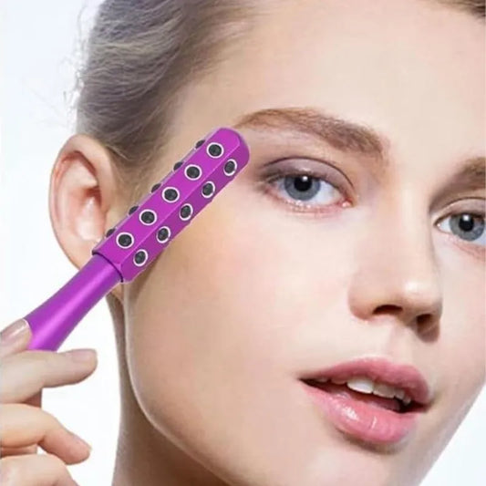 Face Massage Roller Face Skin Firming Lifting Anti-aging Beauty Tool with 30 Precious Germanium Stones Skin Care Tools