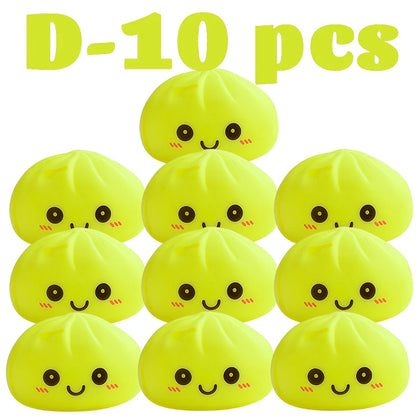 2027 New Dumpling Night Lights Glowing Dumplings Desktop Ornament Cute Glowing Dumpling Steamer Box Kawaii Dumpling Lights Gifts