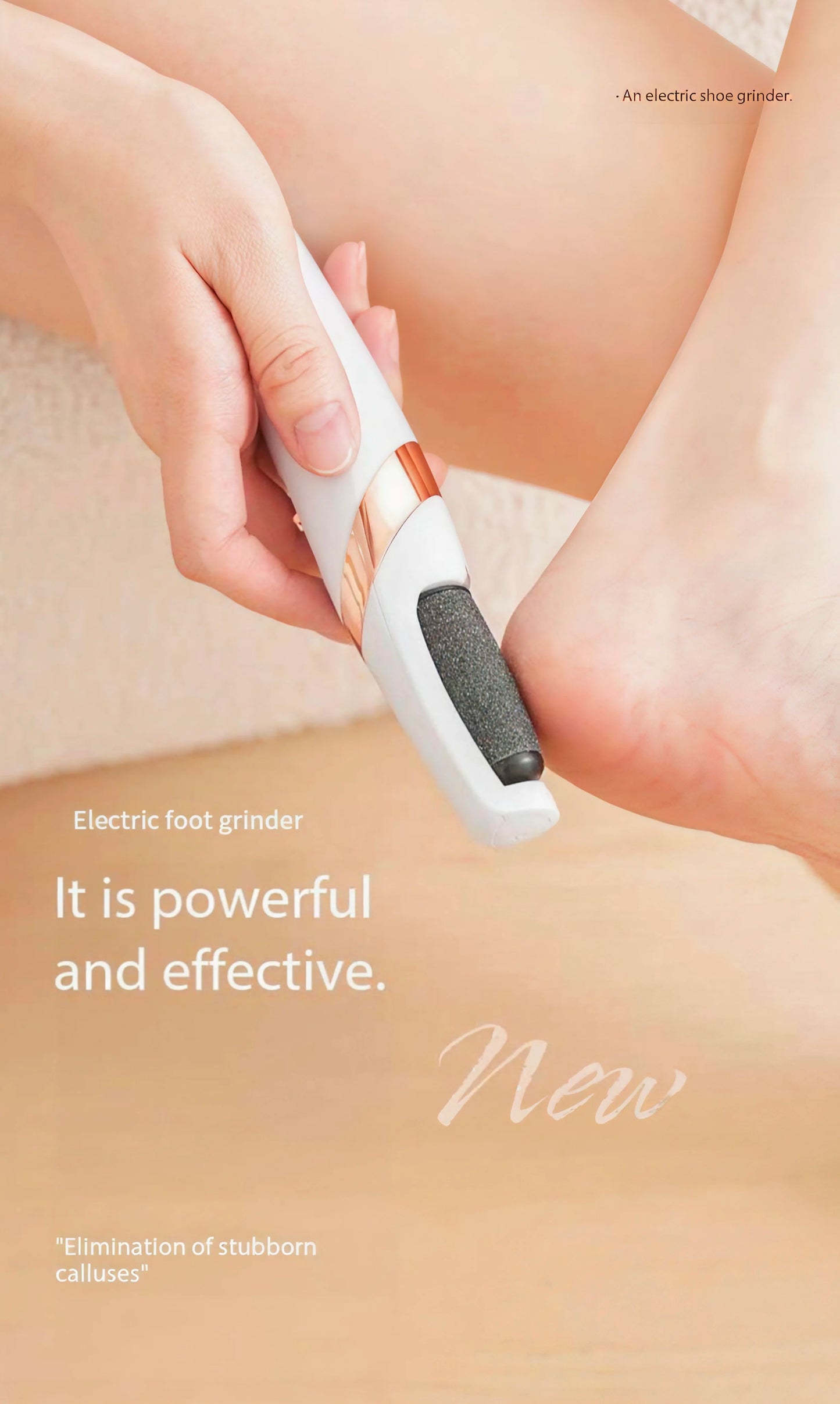 Smooth Pedicure Wand for Feet Electric Foot Callus Remover Rechargeable Pedicure Tools for Feet Callus Removal Tool Best Device