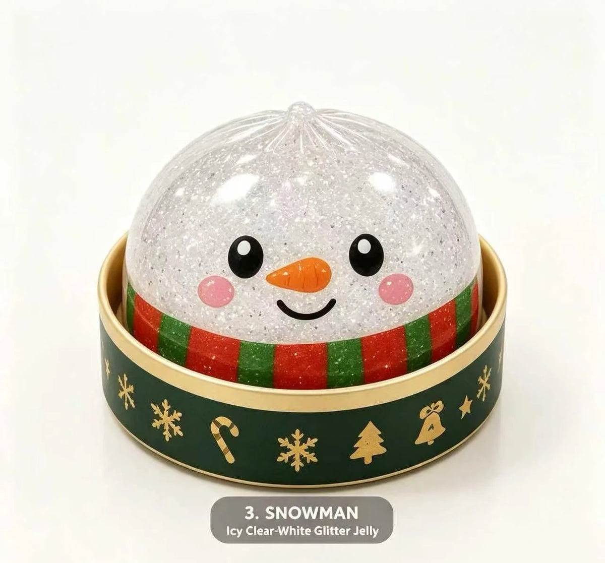 2026 Christmas Dumpling Squishy Snowman Elk Santa Claus Squeeze Ball with Box Stress Relief Merry Christmas New Year XMAS Gift