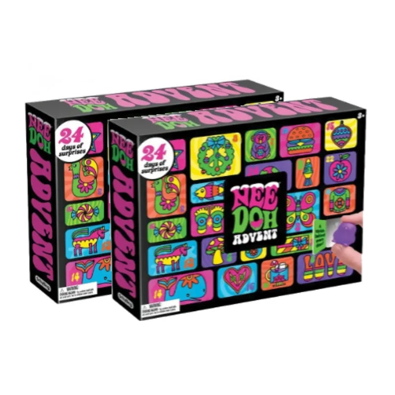 Needoh's new Christmas countdown calendar in 2026, treasure hunt, New Year's surprise, blind box toy party and holiday gift.