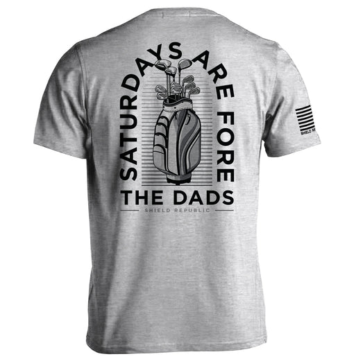 Saturdays Are For The Dads Golf Grey