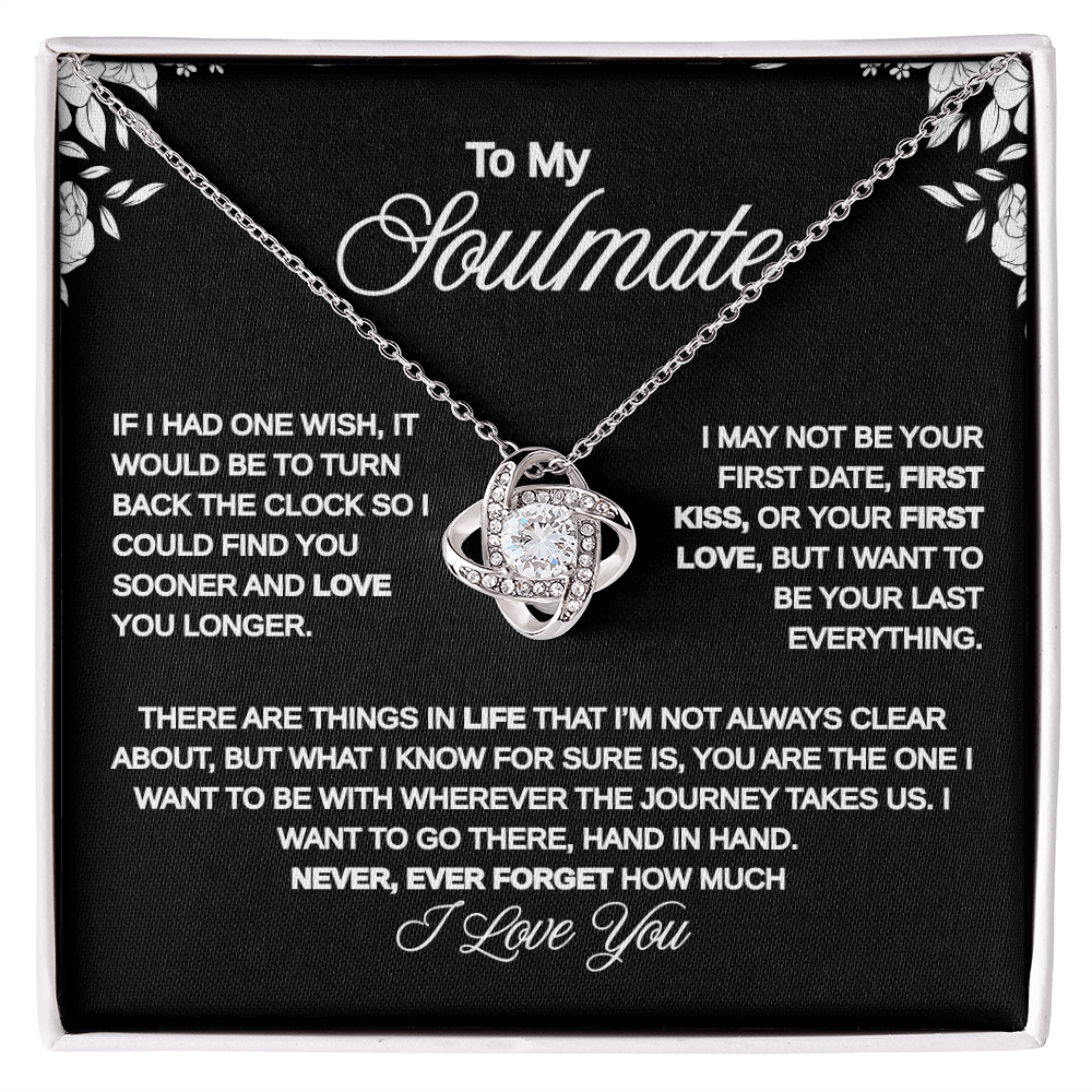 To My Soulmate | Eternal Love Knot Necklace