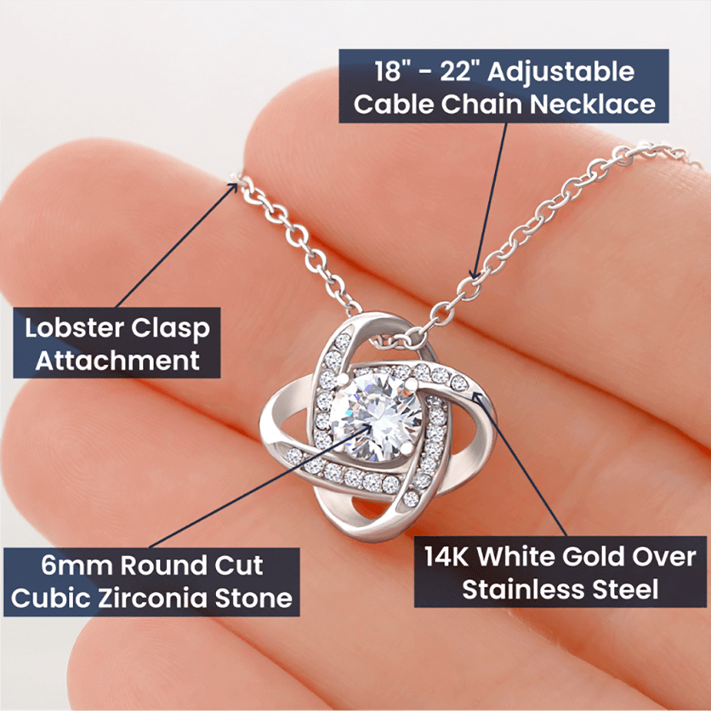 To My Soulmate | Eternal Love Knot Necklace