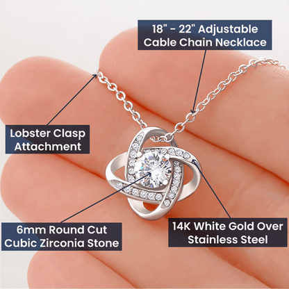 To My Soulmate | Eternal Love Knot Necklace