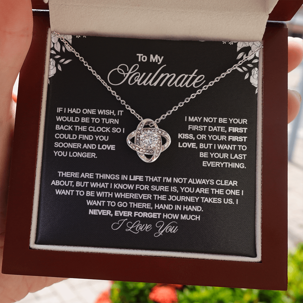 To My Soulmate | Eternal Love Knot Necklace
