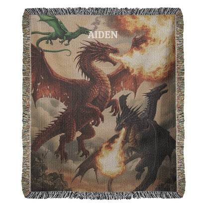 Heirloom Photo Woven Blanket (Portrait)